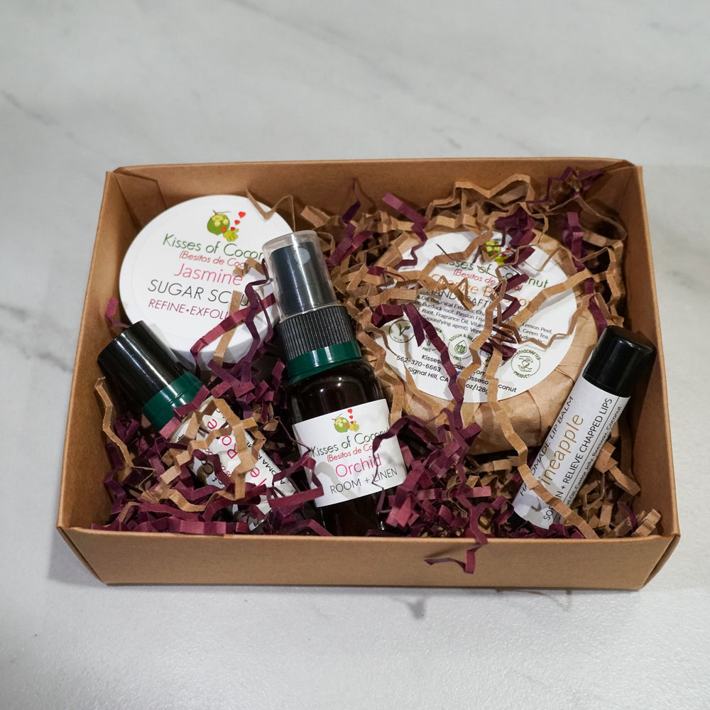 Five Product Gift Box Essentials - Kisses of Coconut