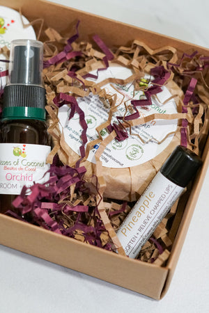 Five Product Gift Box Essentials - Kisses of Coconut