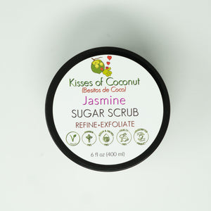 Jasmine Sugar Scrub - Kisses of Coconut