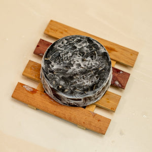 Lavender Charcoal Oatmeal Facial Soap - Kisses of Coconut