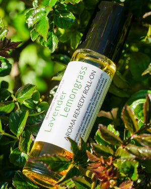 Lavender Lemongrass Aromatherapy Roll-On - Kisses of Coconut