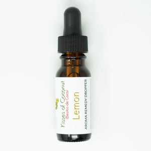 Lemon In Glass Dropper - Kisses of Coconut