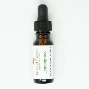 Lemongrass In Glass Dropper - Kisses of Coconut