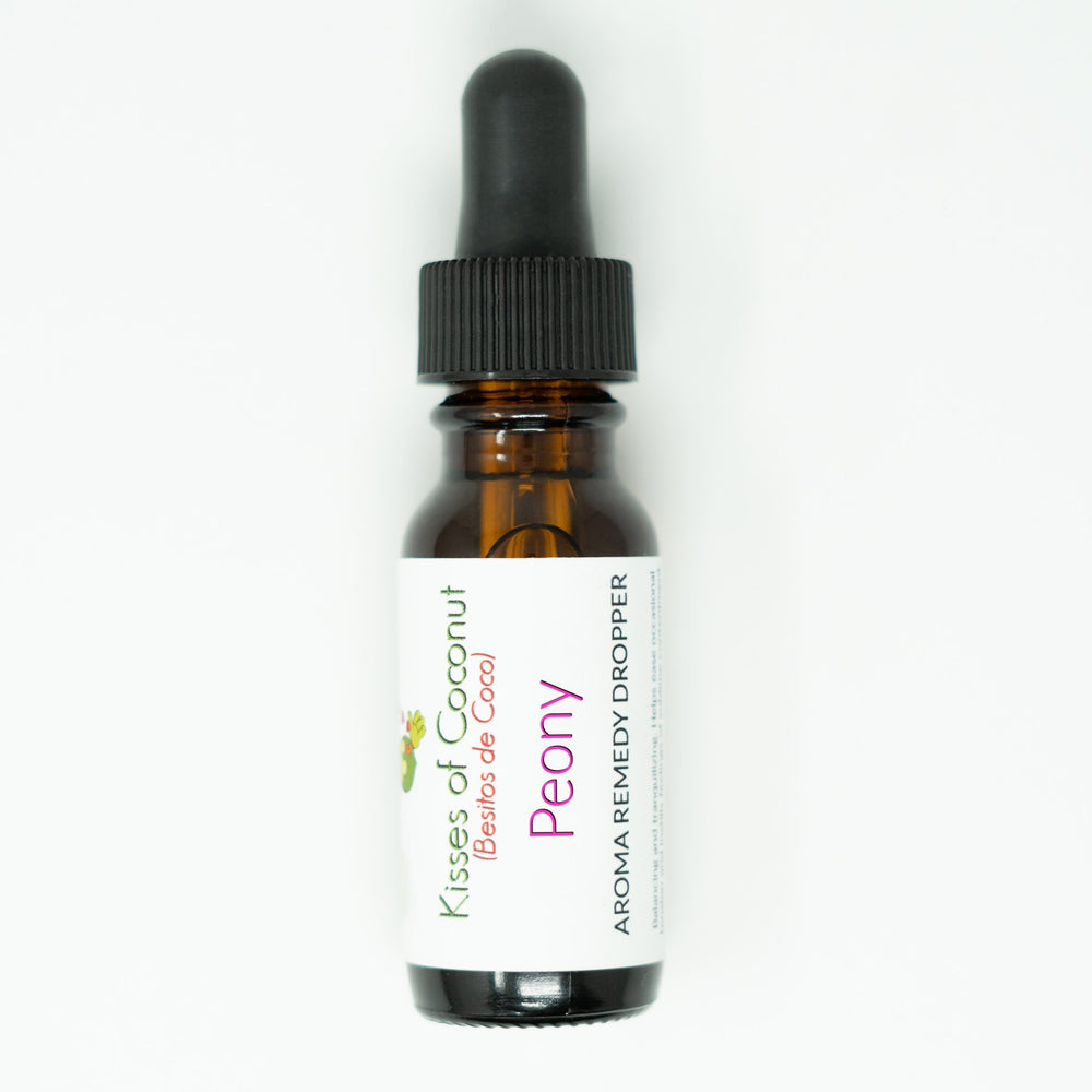 Peony In Glass Dropper - Kisses of Coconut