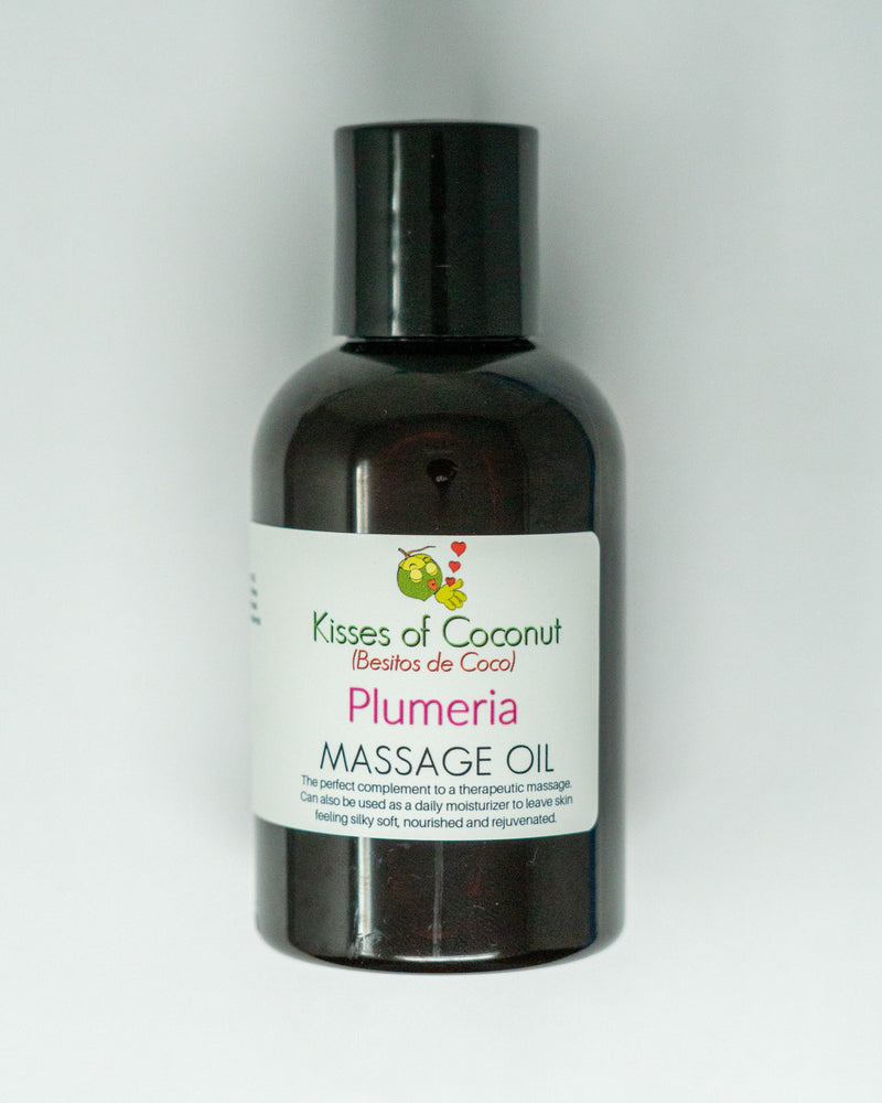 Plumeria Massage Oil - Kisses of Coconut