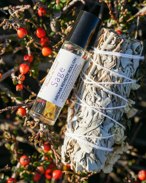 Sage Aromatherapy Roll-On - Kisses of Coconut