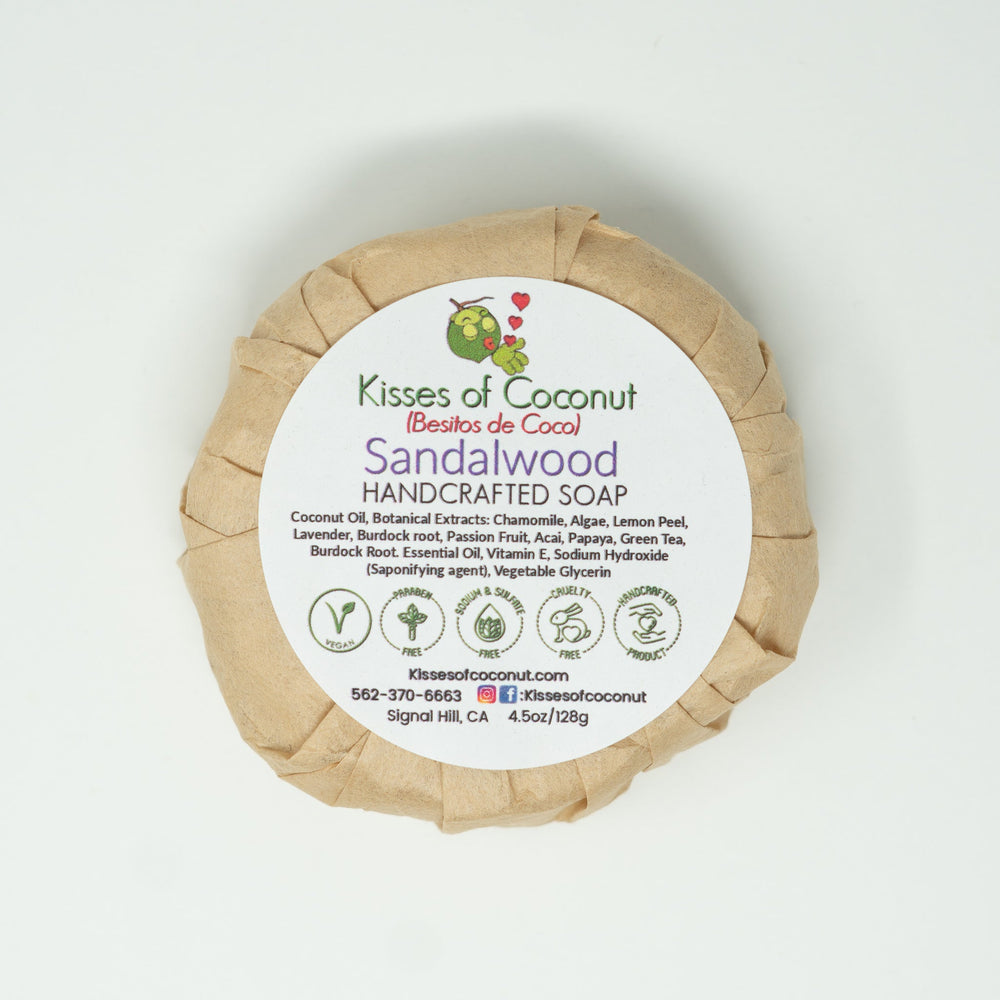 Sandalwood Soap - Kisses of Coconut