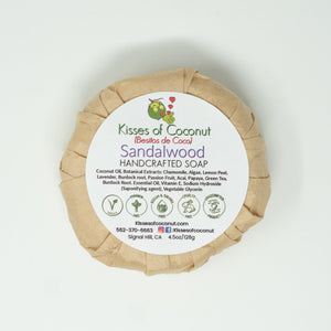 Sandalwood Soap - Kisses of Coconut