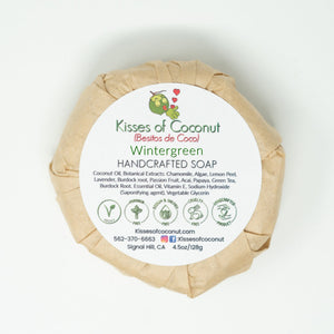 Wintergreen Soap - Kisses of Coconut